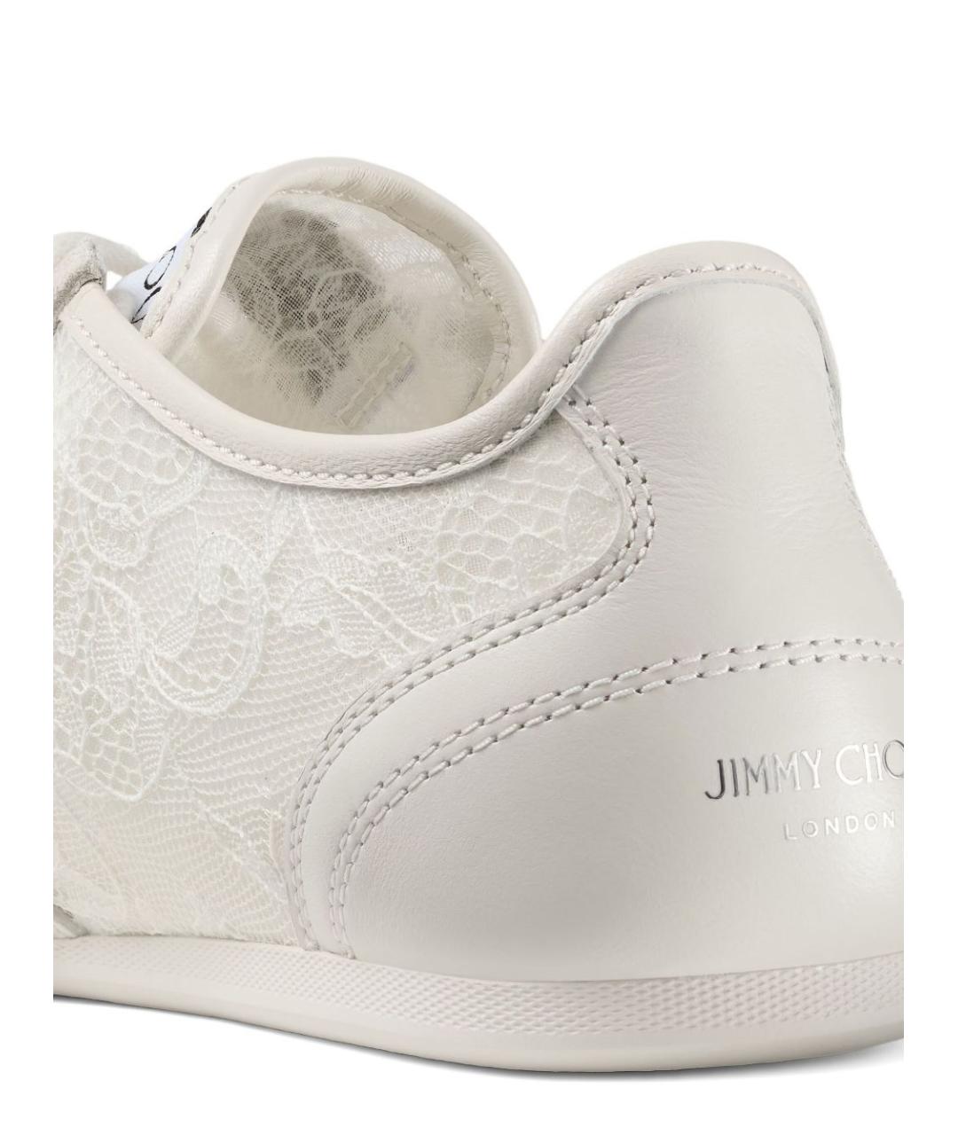 JIMMY CHOO Белые кроссовки, фото 2