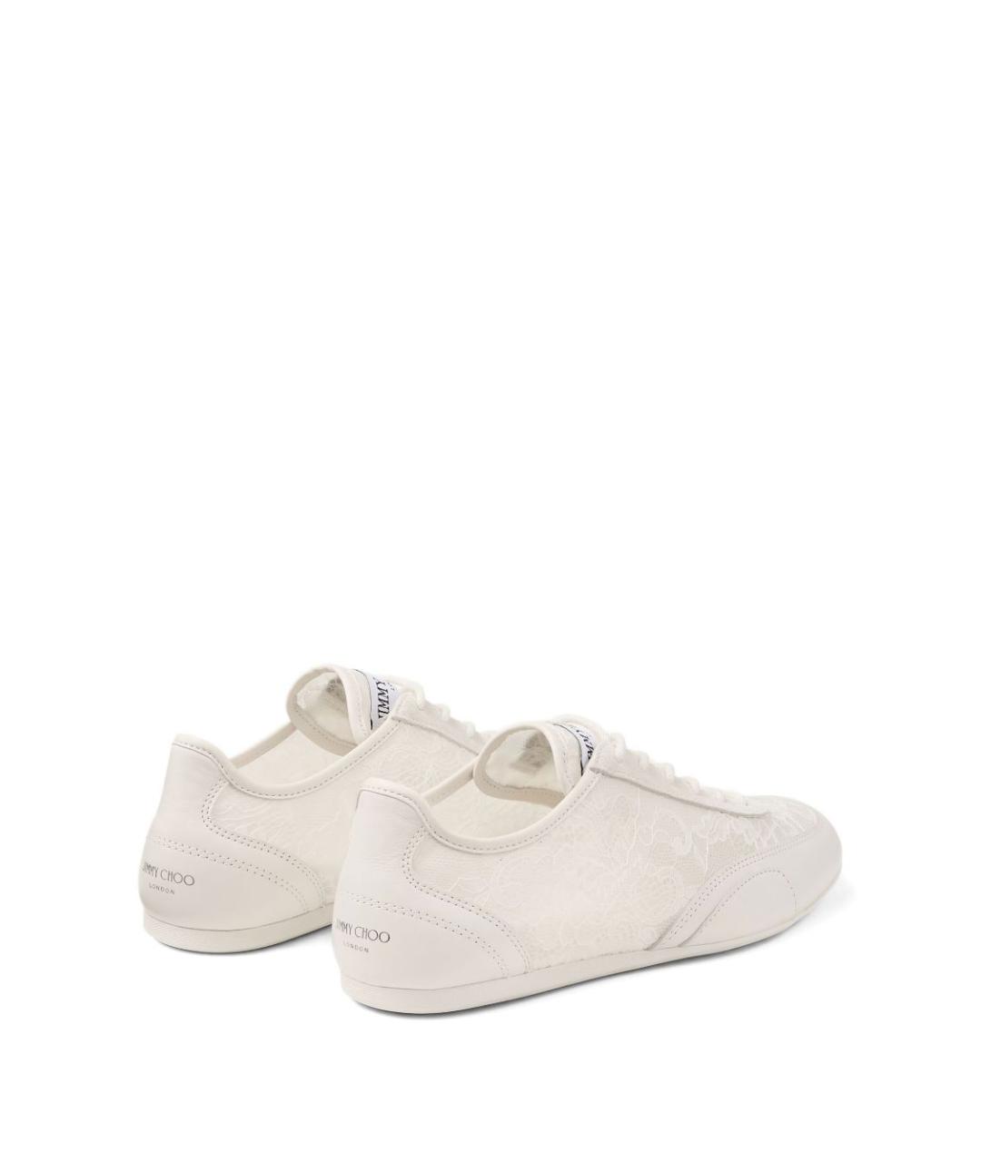 JIMMY CHOO Белые кроссовки, фото 3
