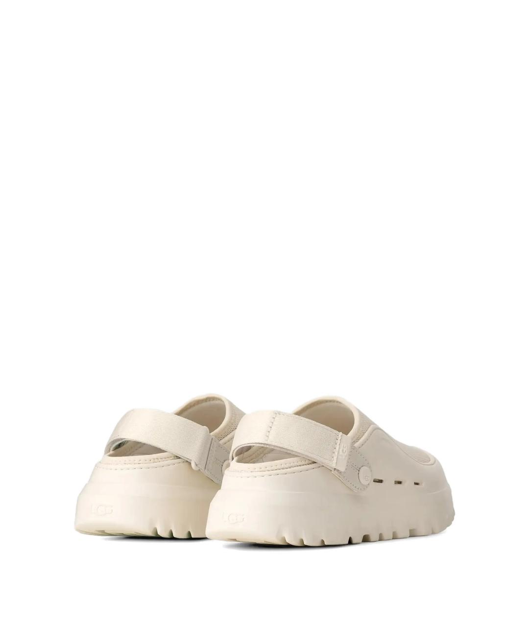 UGG AUSTRALIA Белые резиновые сандалии, фото 3