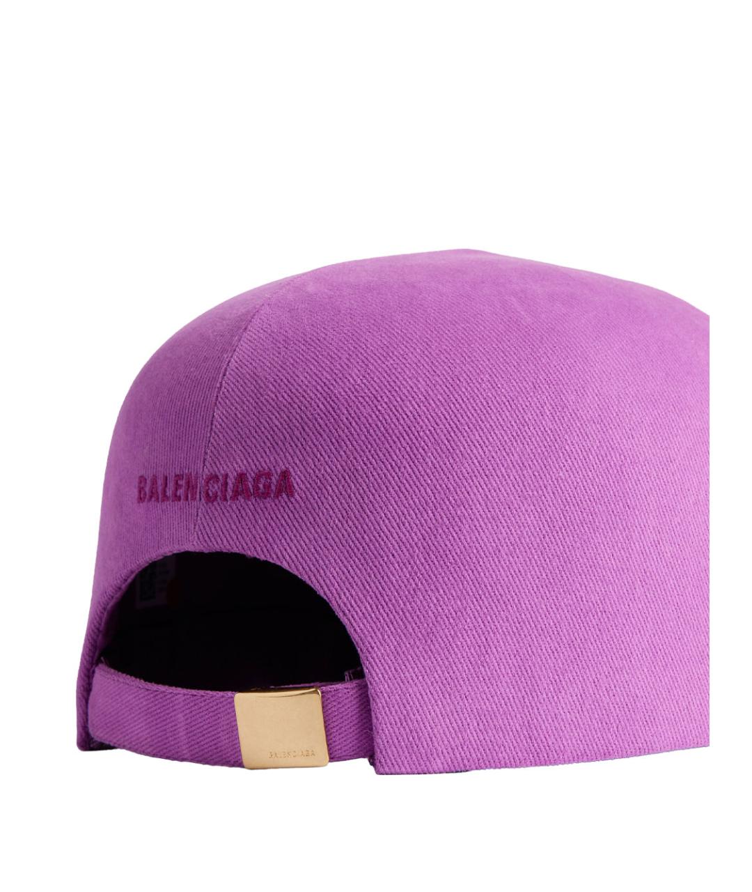 BALENCIAGA Розовая хлопковая кепка, фото 5