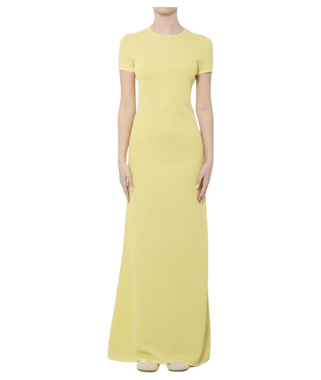 JACQUEMUS Желтое коктейльное платье, фото 1