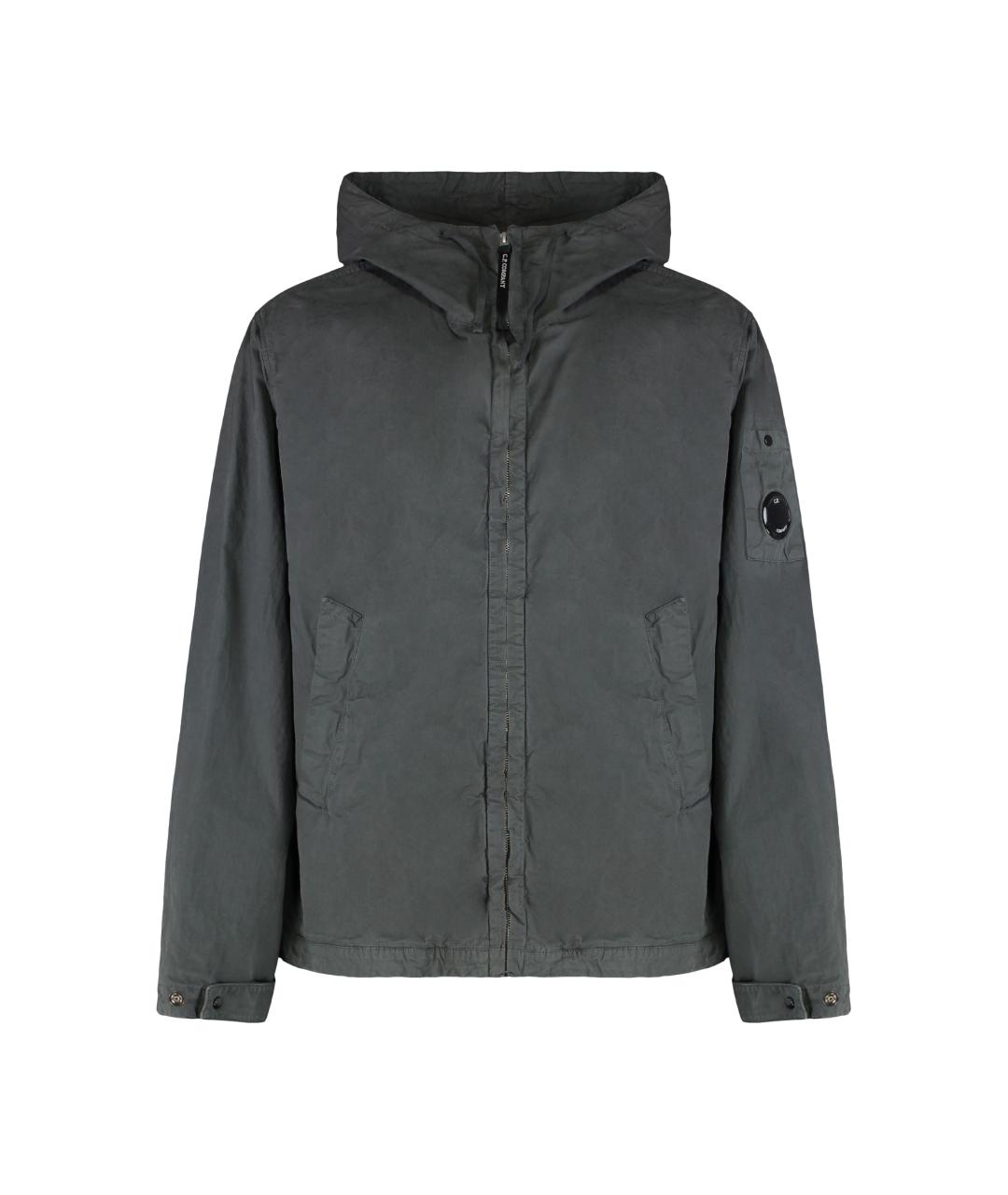 CP COMPANY Серая хлопковая куртка, фото 1
