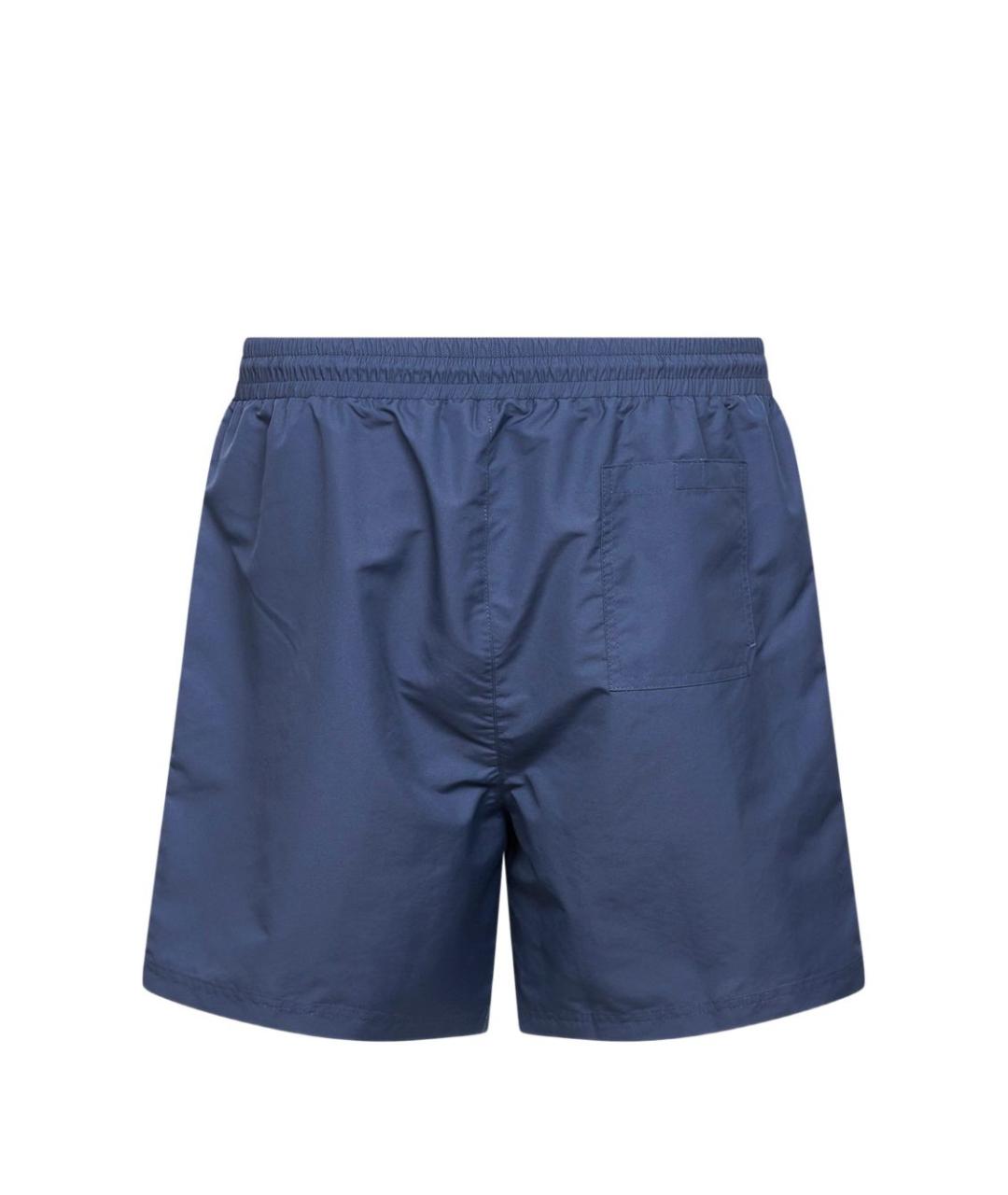 BRUNELLO CUCINELLI Синие полиэстеровые плавки, фото 2