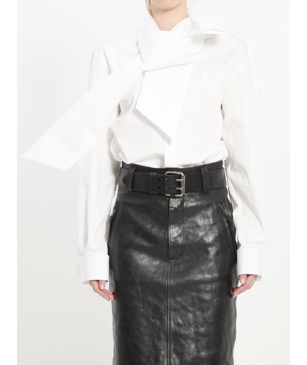 SAINT LAURENT Белая хлопковая рубашка, фото 2