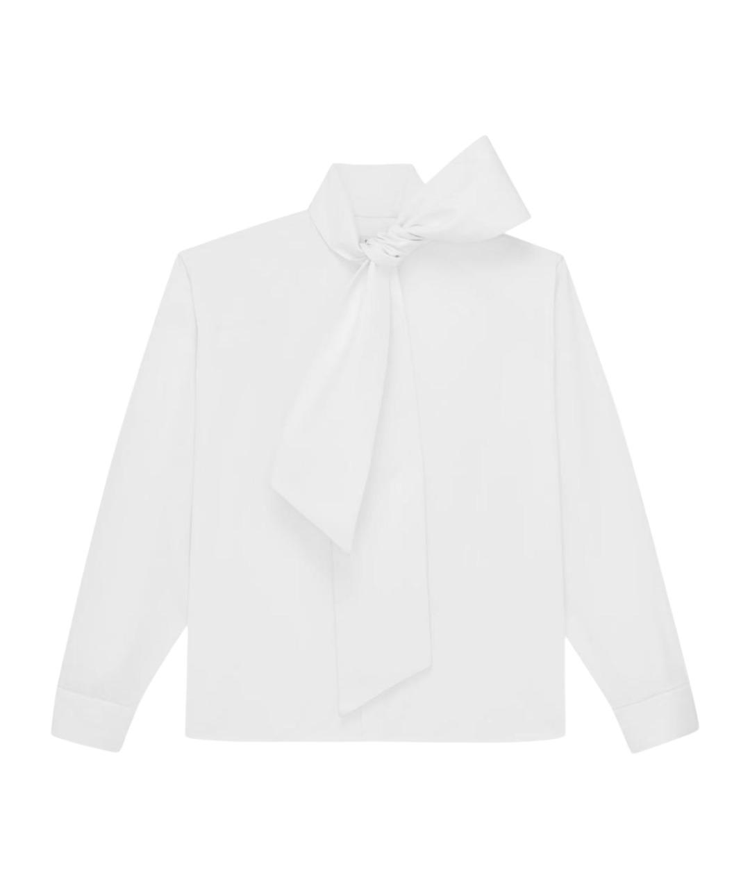 SAINT LAURENT Белая хлопковая рубашка, фото 1