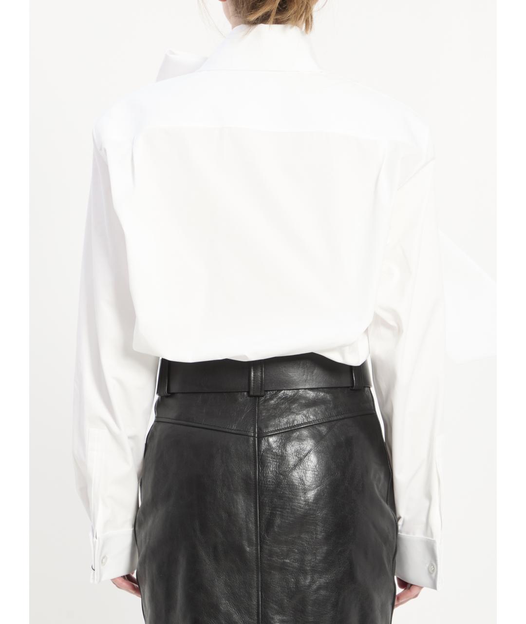 SAINT LAURENT Белая хлопковая рубашка, фото 5