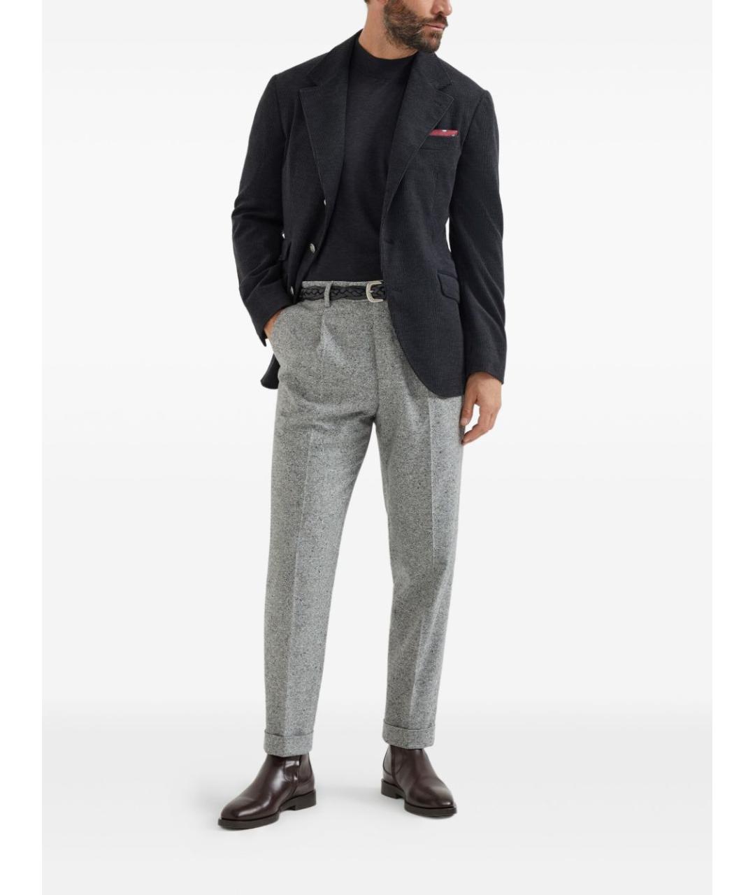 BRUNELLO CUCINELLI Черный шелковый джемпер / свитер, фото 5