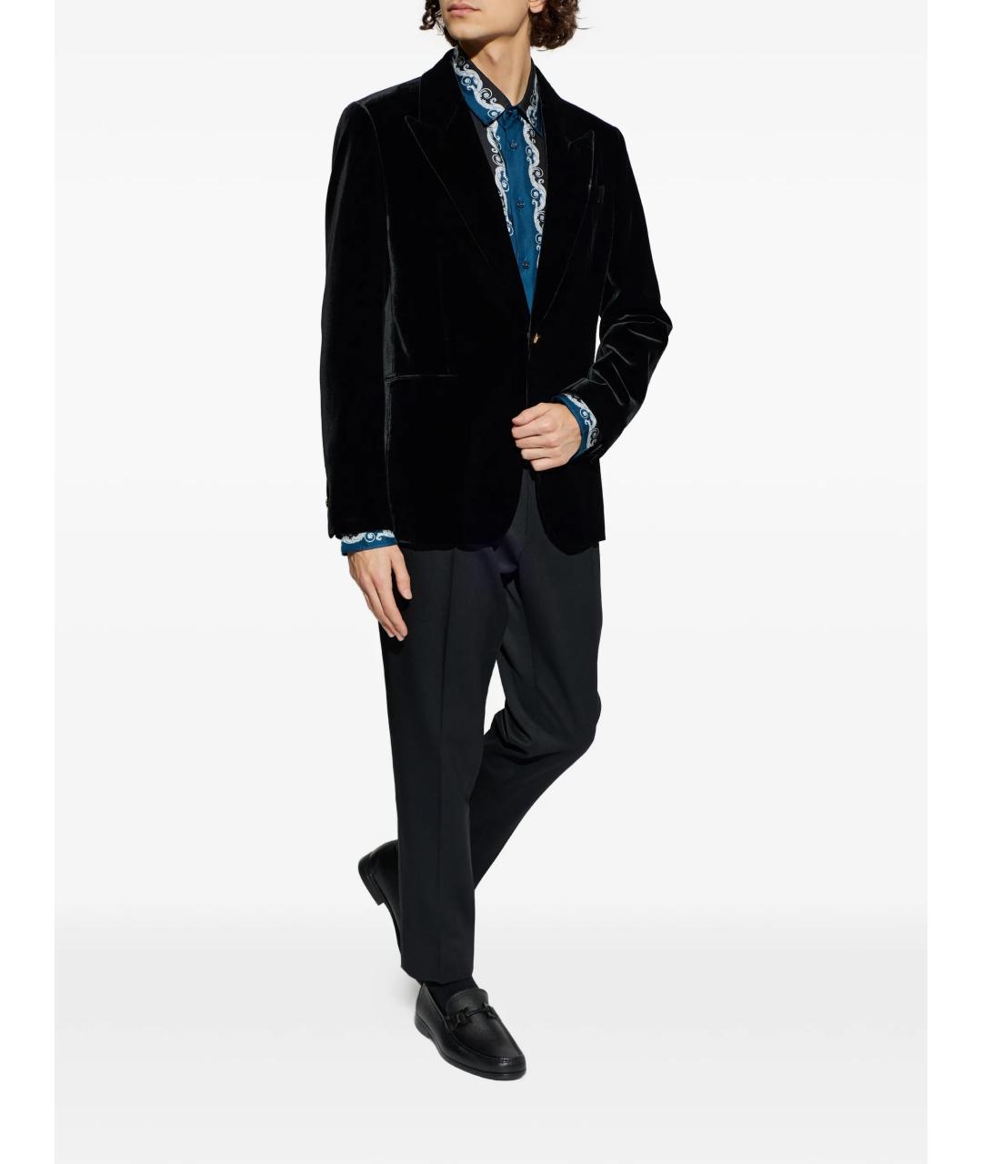 VERSACE Мульти шелковая кэжуал рубашка, фото 2