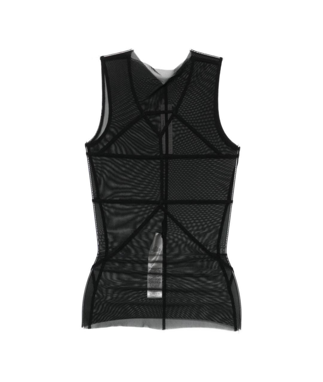 RICK OWENS Черная полиамидовая майка, фото 1