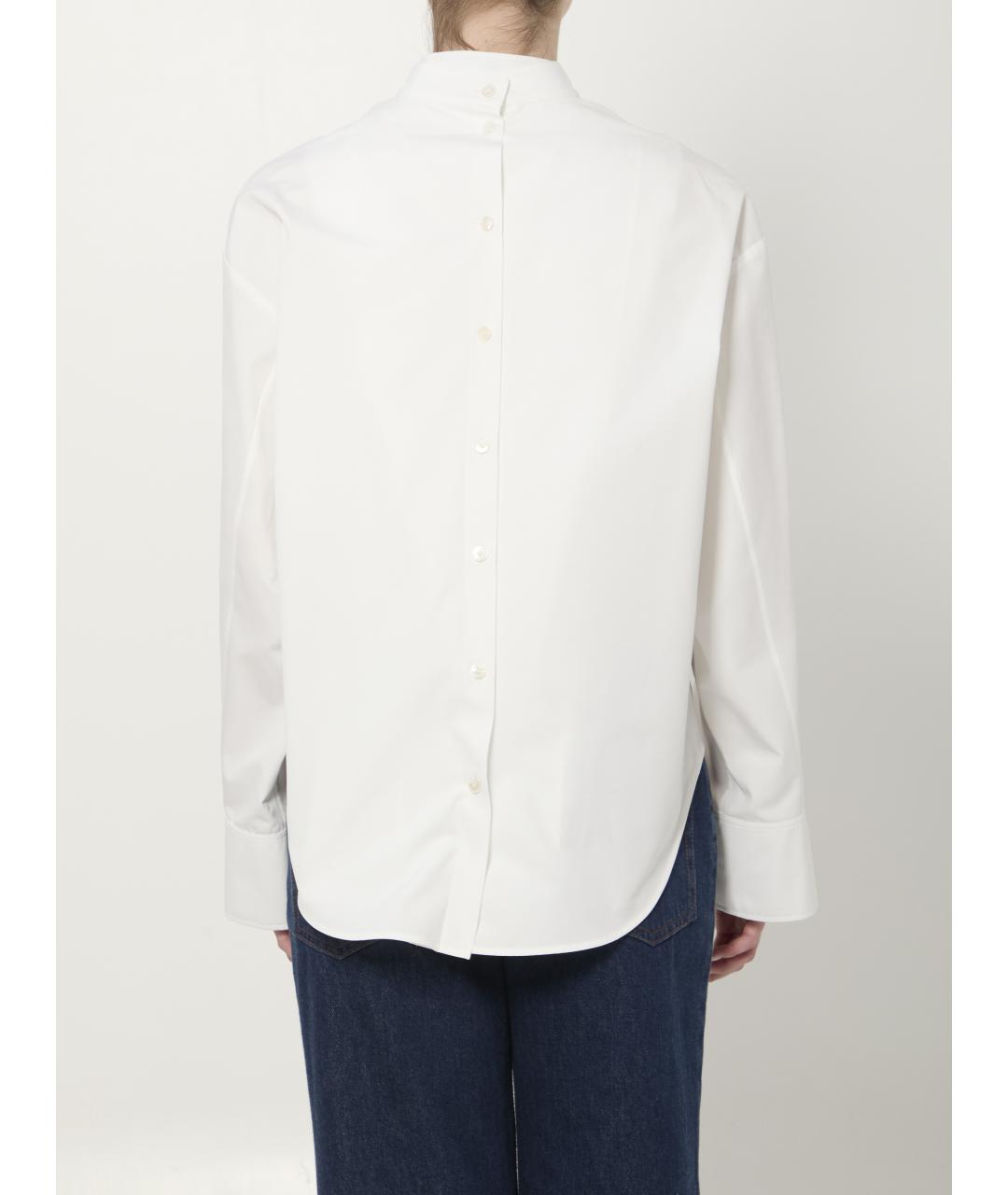 ALAIA Белая хлопковая рубашка, фото 4
