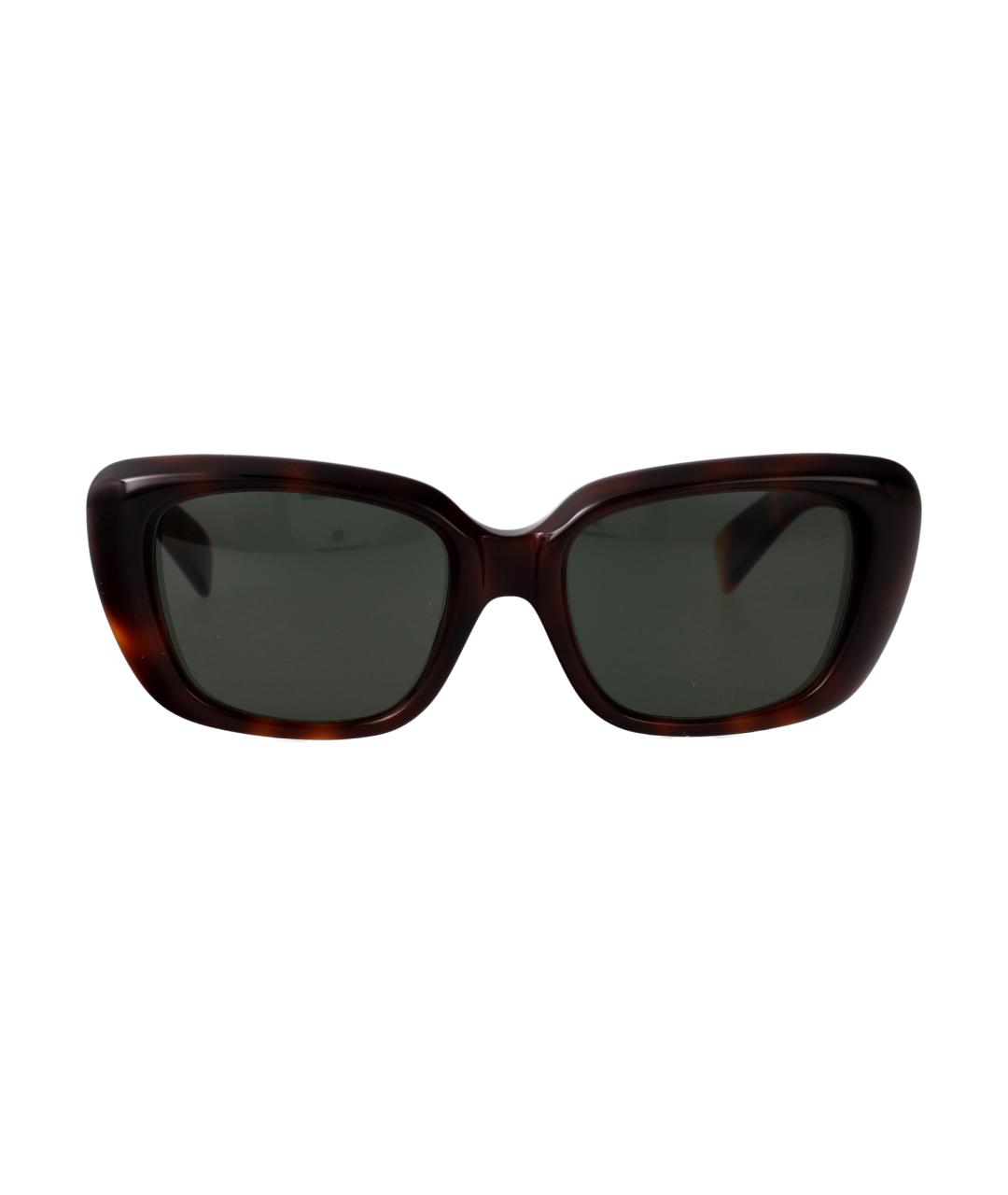 SAINT LAURENT Мульти пластиковые солнцезащитные очки, фото 2