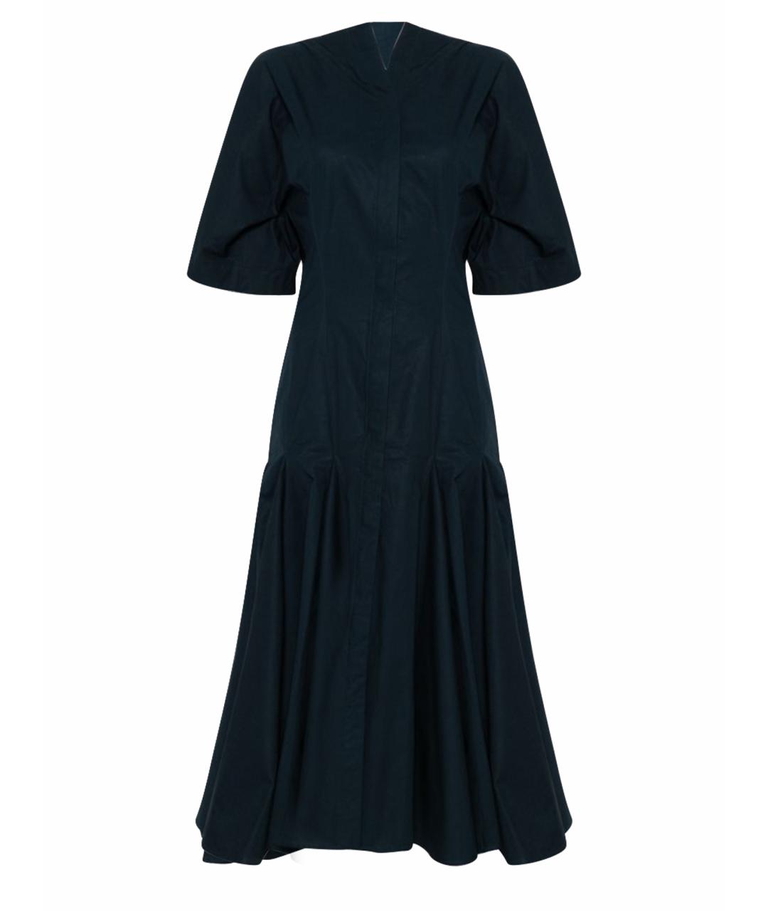 JACQUEMUS Синее хлопковое повседневное платье, фото 1