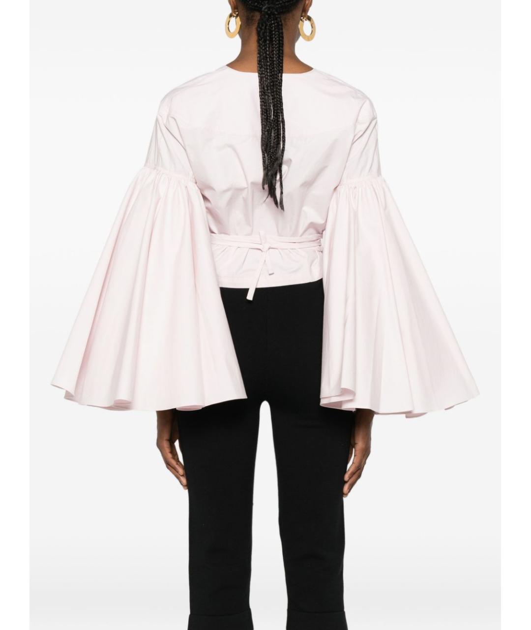 JACQUEMUS Розовая хлопковая блузы, фото 4