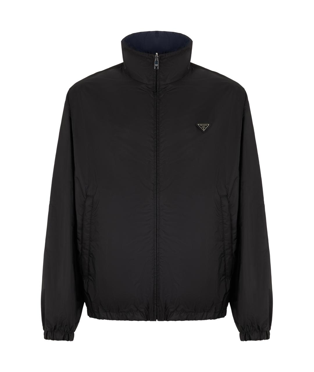 PRADA Черная полиамидовая куртка, фото 1