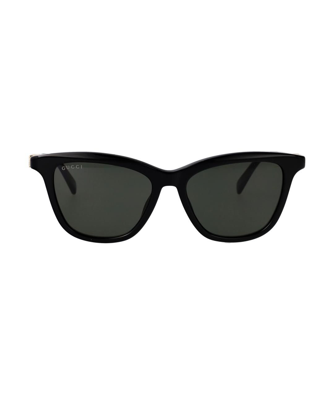 GUCCI Черные пластиковые солнцезащитные очки, фото 2