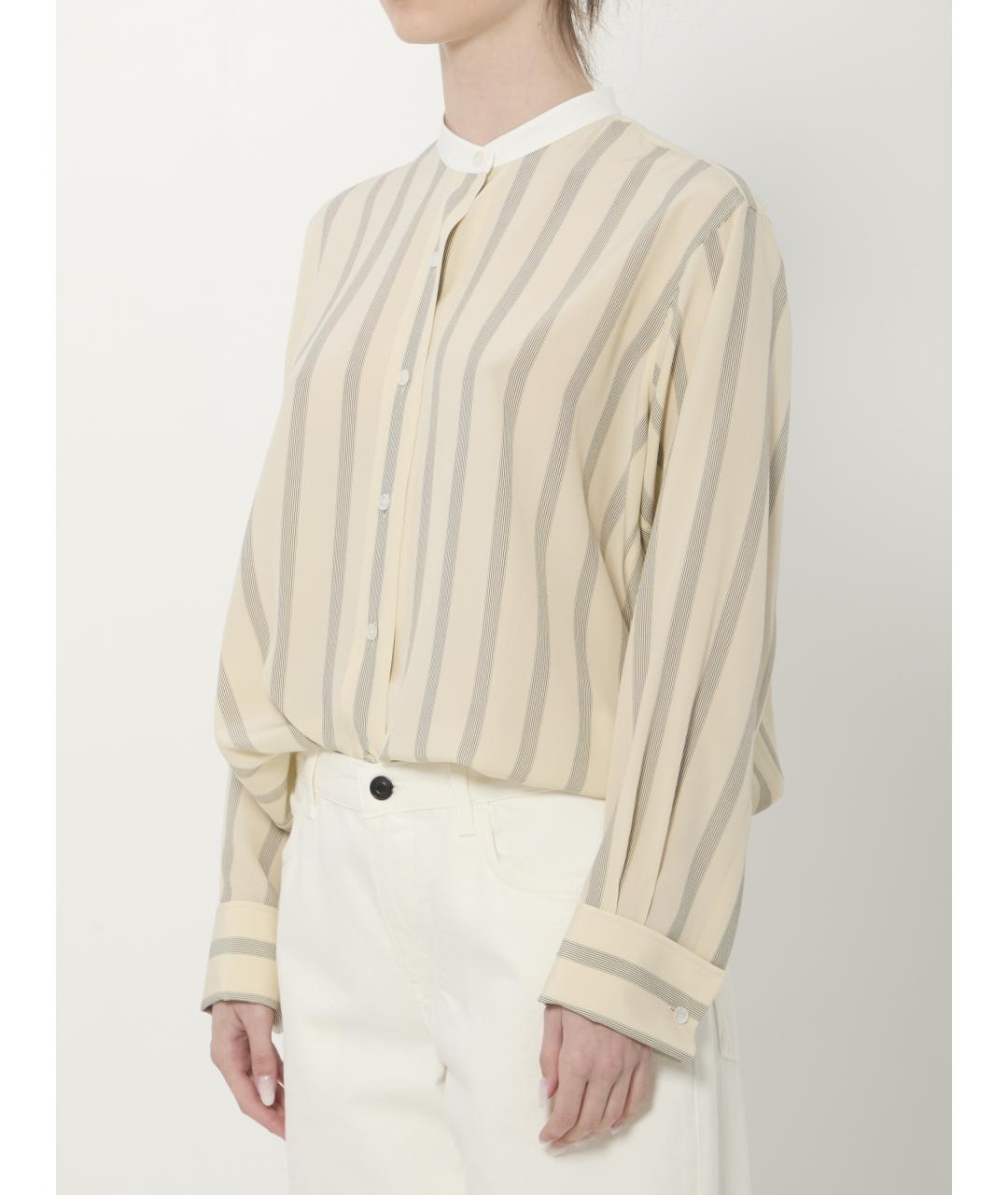 THE ROW Бежевая рубашка, фото 2