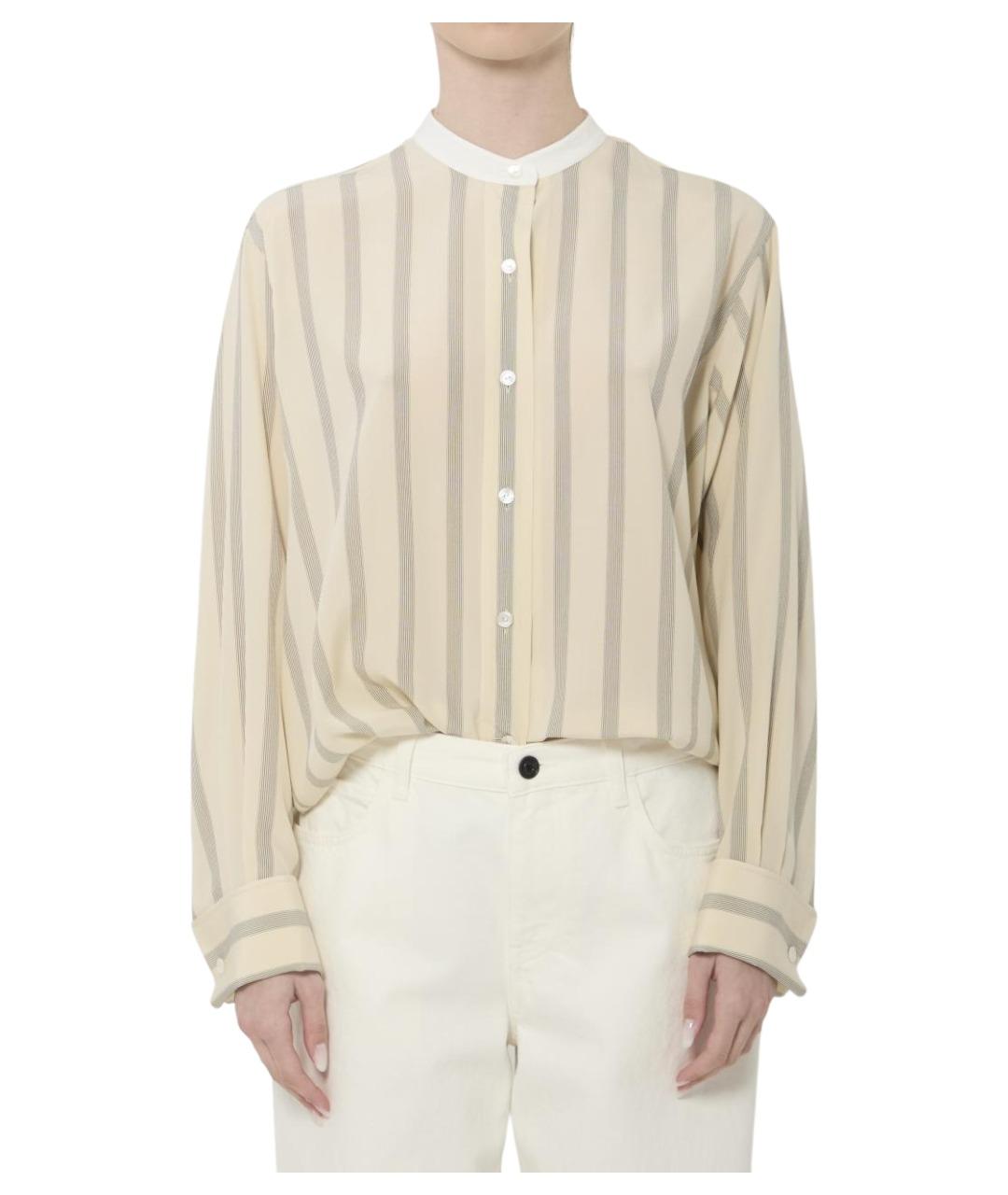 THE ROW Бежевая рубашка, фото 1