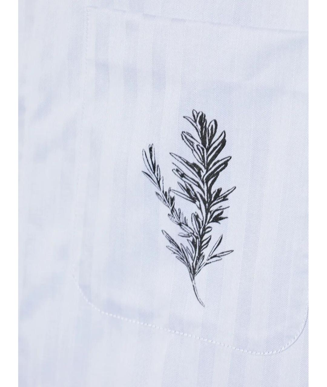 JACQUEMUS Синяя хлопковая кэжуал рубашка, фото 4