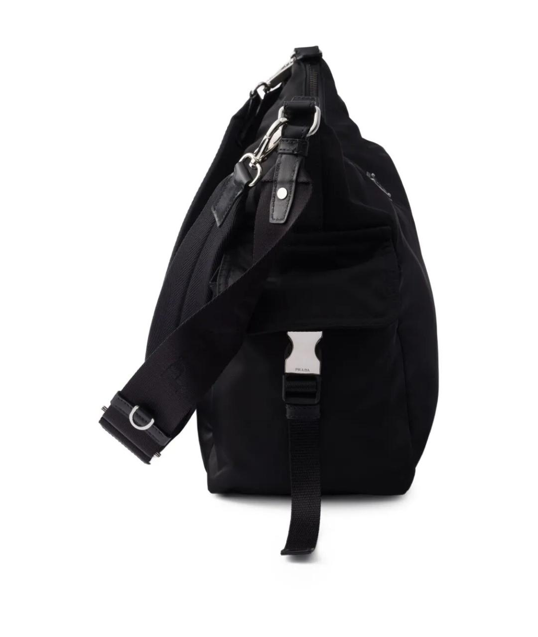 PRADA Черная синтетическая сумка на плечо, фото 3