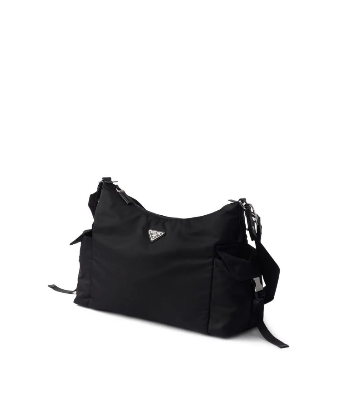 PRADA Черная синтетическая сумка на плечо, фото 2