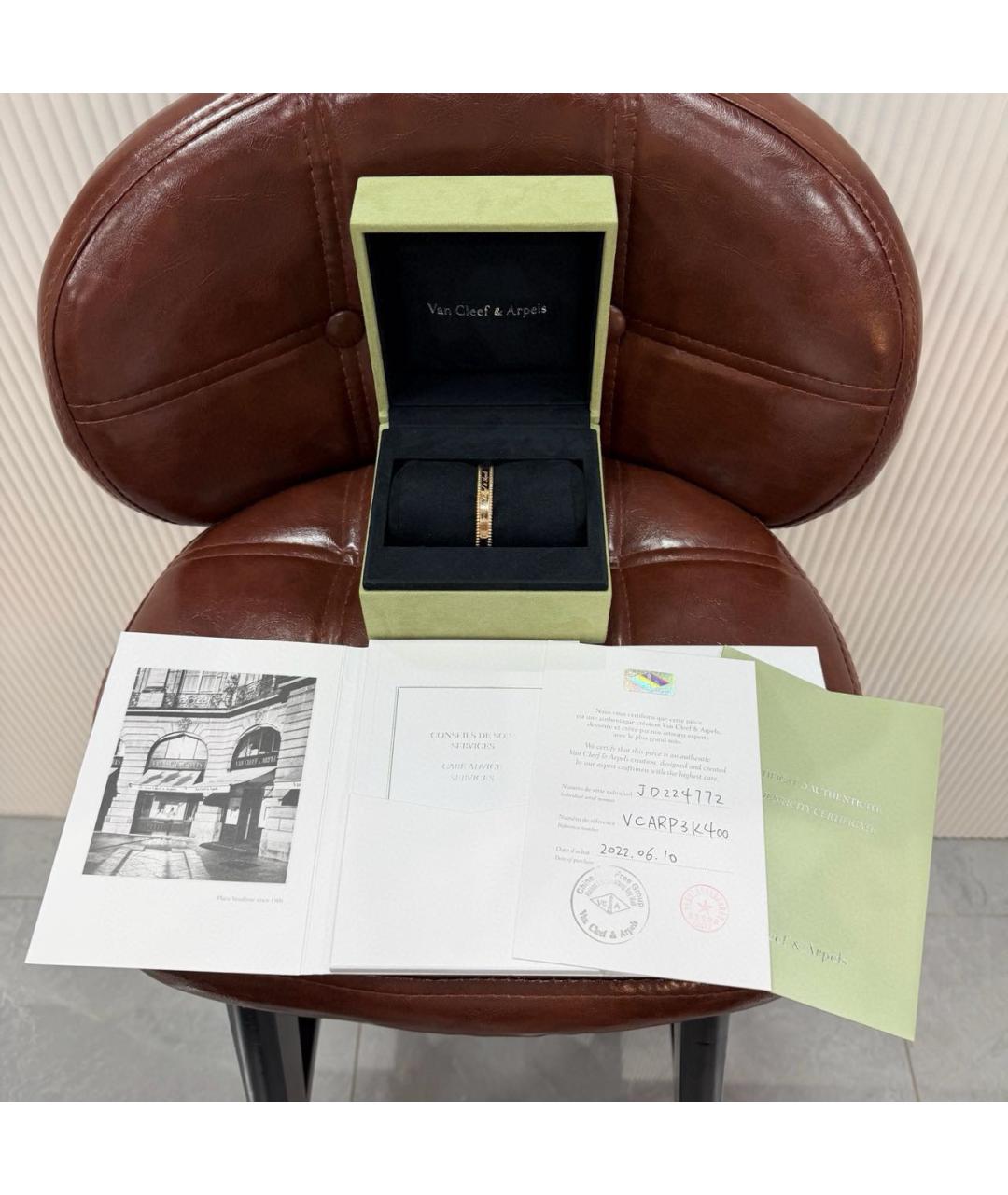 VAN CLEEF & ARPELS Золотой браслет из розового золота, фото 6