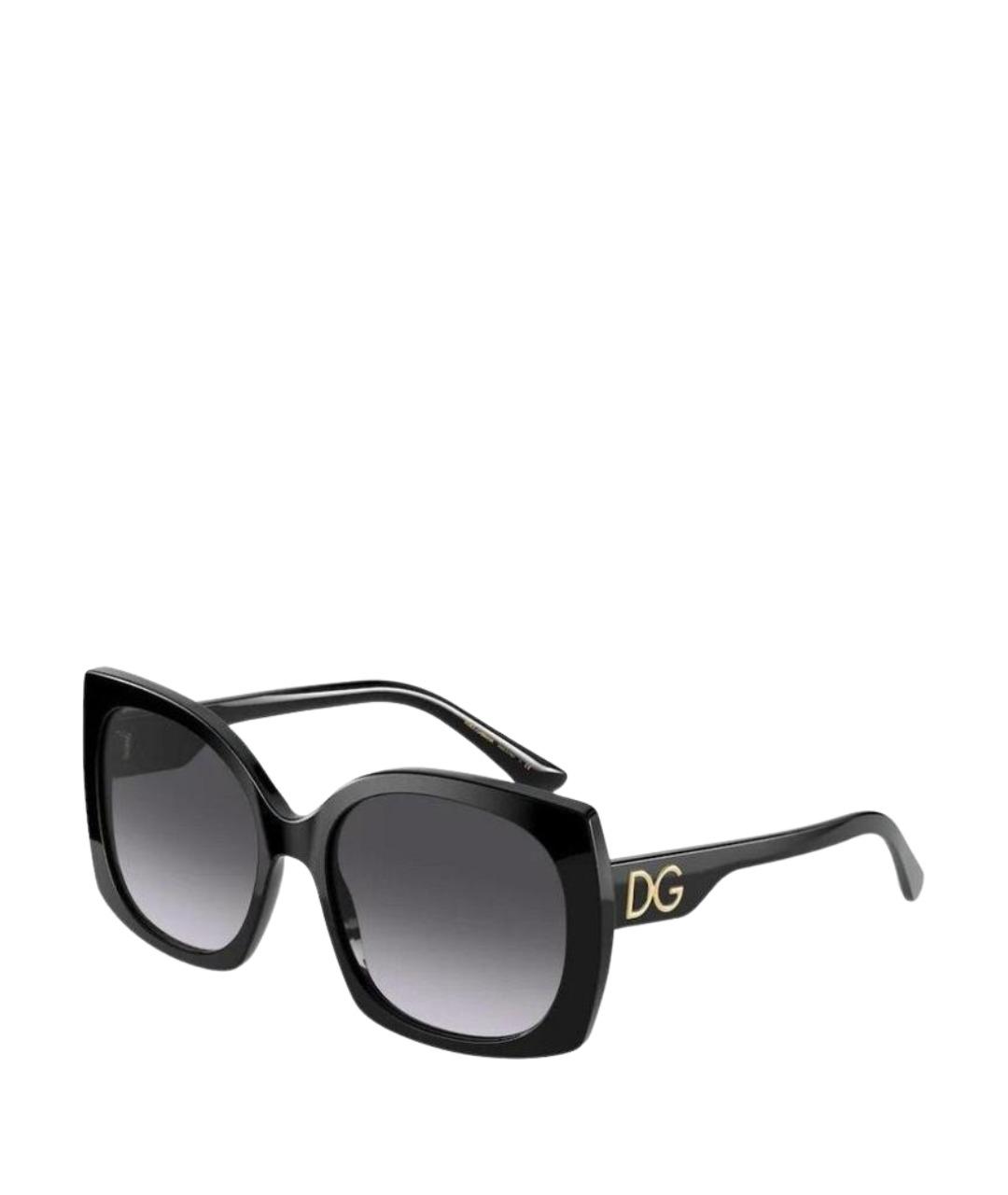 DOLCE&GABBANA Черные солнцезащитные очки, фото 1
