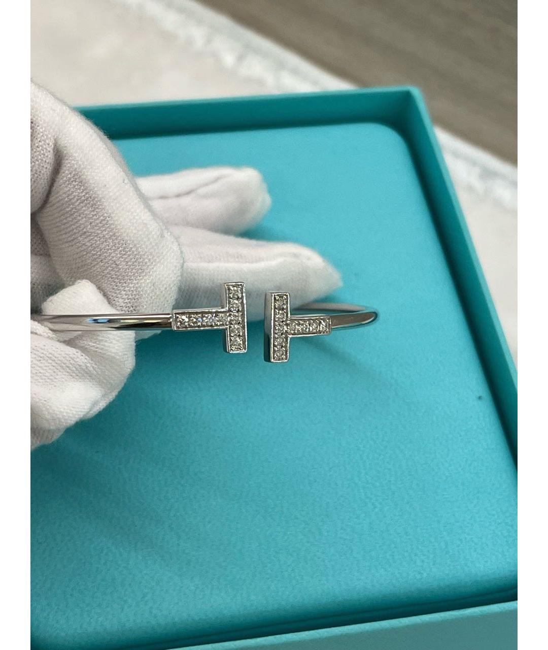 TIFFANY&CO Серебрянный браслет из белого золота, фото 2
