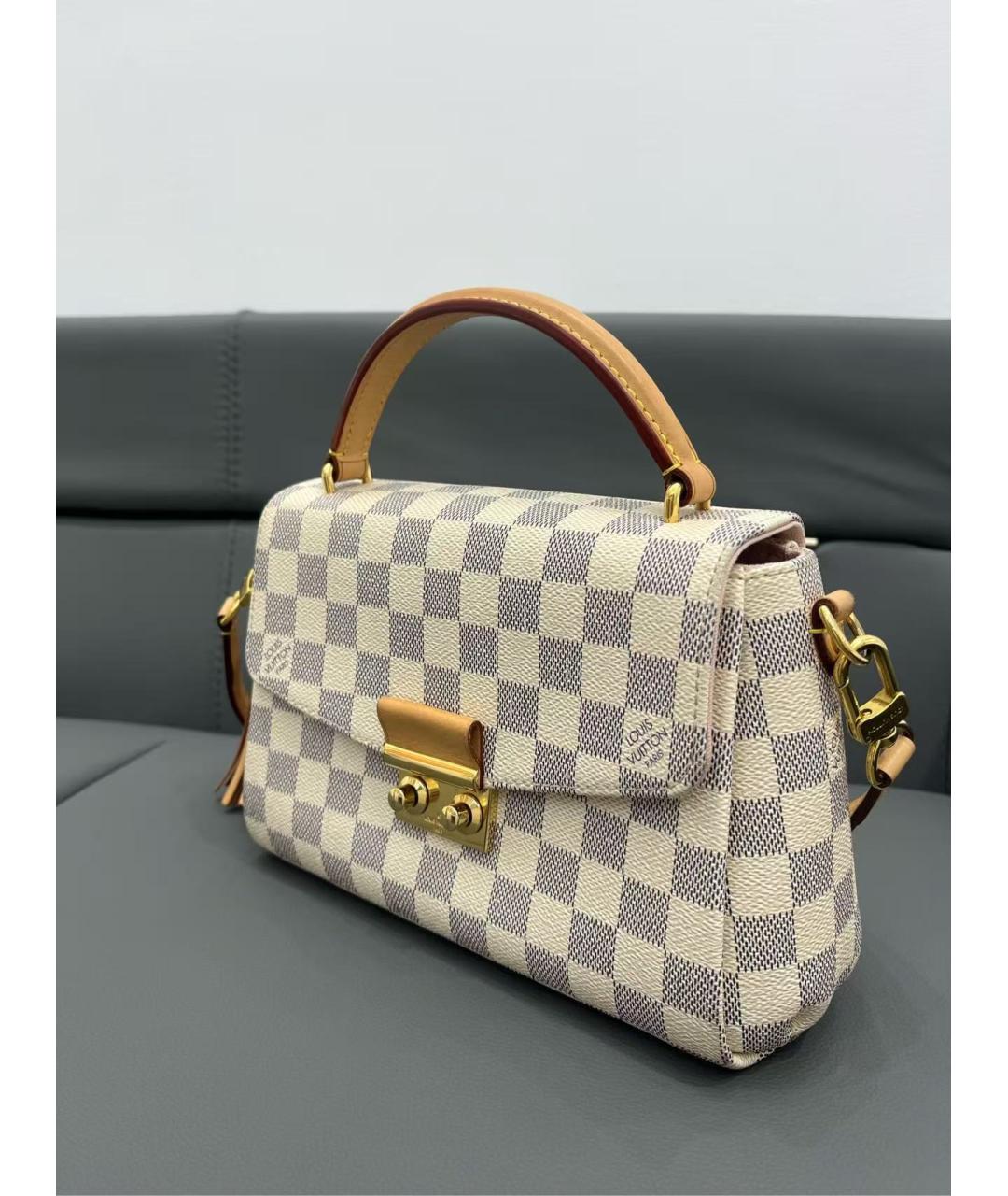 LOUIS VUITTON Белая сумка с короткими ручками, фото 4