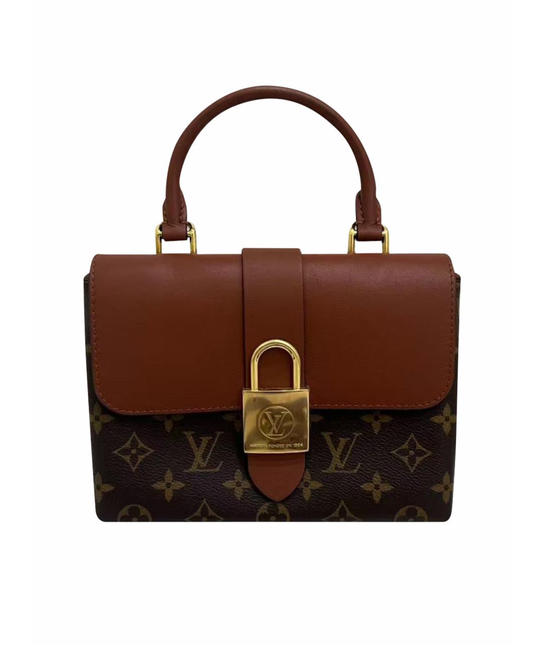 LOUIS VUITTON Коричневая сумка с короткими ручками, фото 1