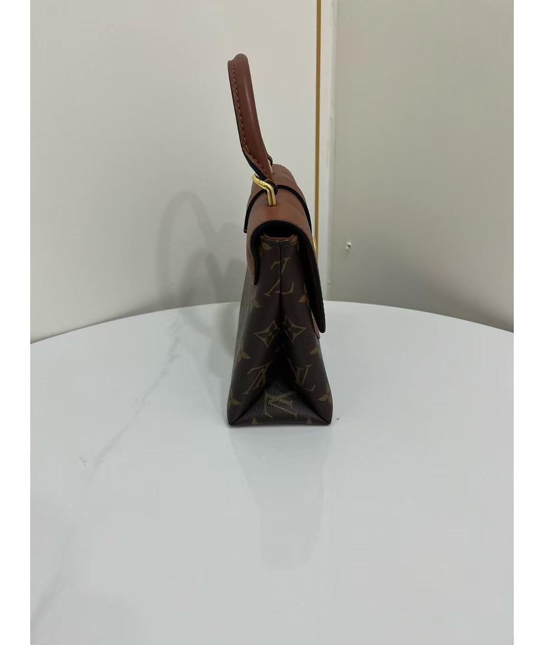 LOUIS VUITTON Коричневая сумка с короткими ручками, фото 4