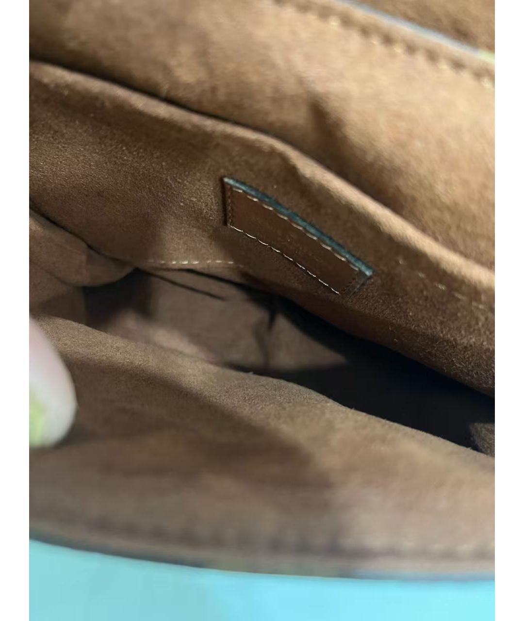 LOUIS VUITTON Коричневая сумка с короткими ручками, фото 8