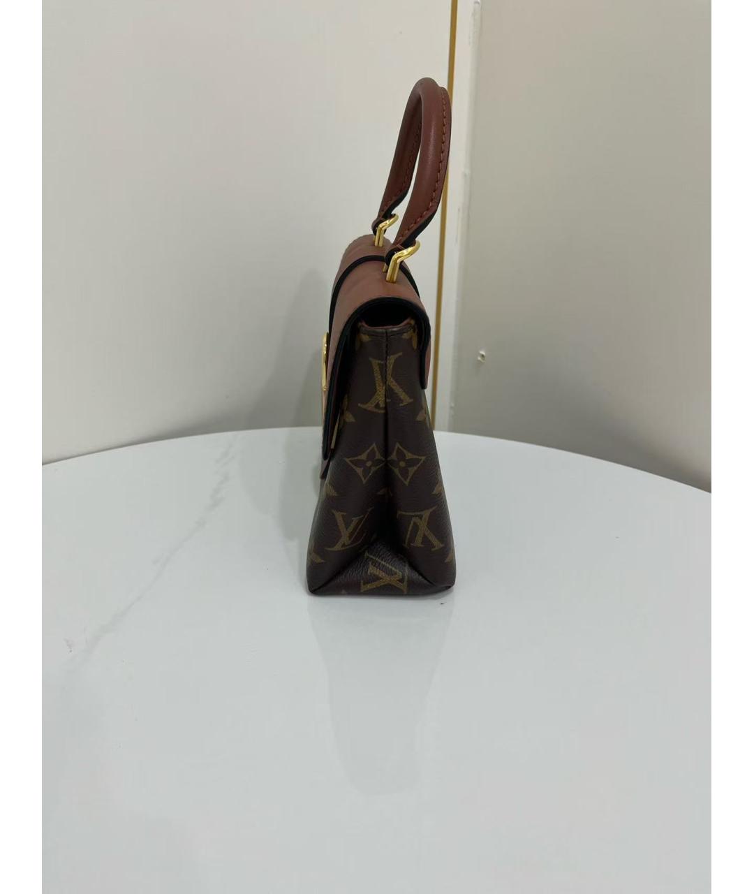 LOUIS VUITTON Коричневая сумка с короткими ручками, фото 3