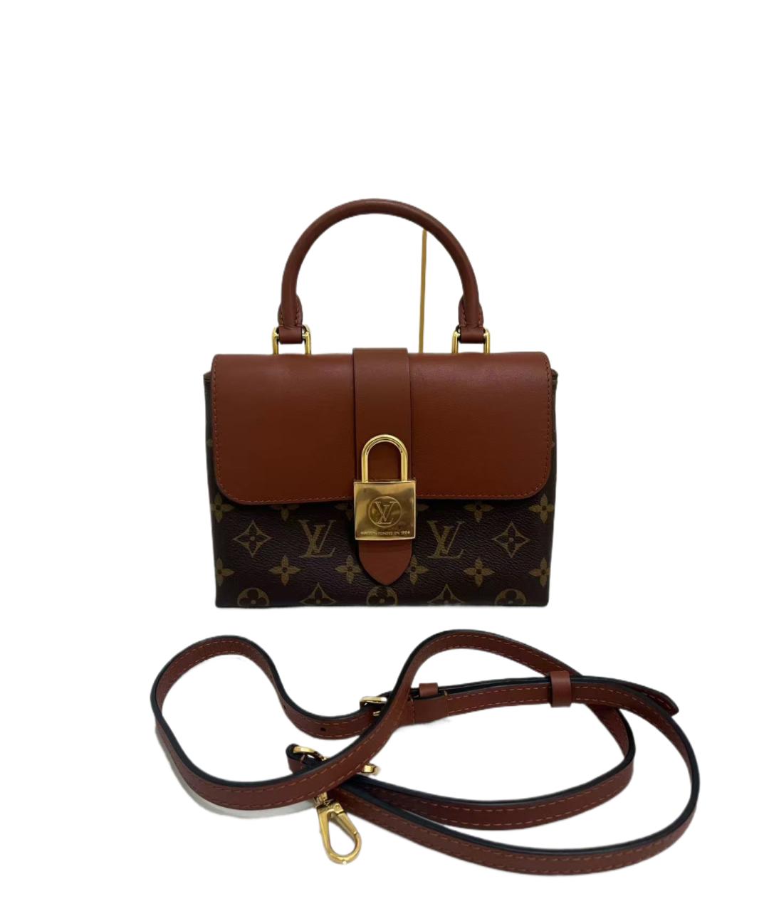 LOUIS VUITTON Коричневая сумка с короткими ручками, фото 9