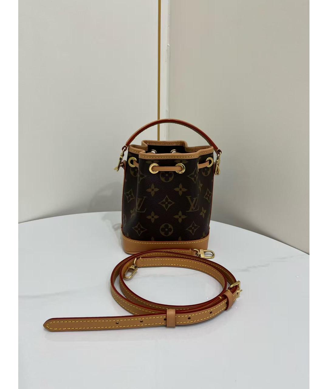 LOUIS VUITTON Коричневая сумка через плечо, фото 3