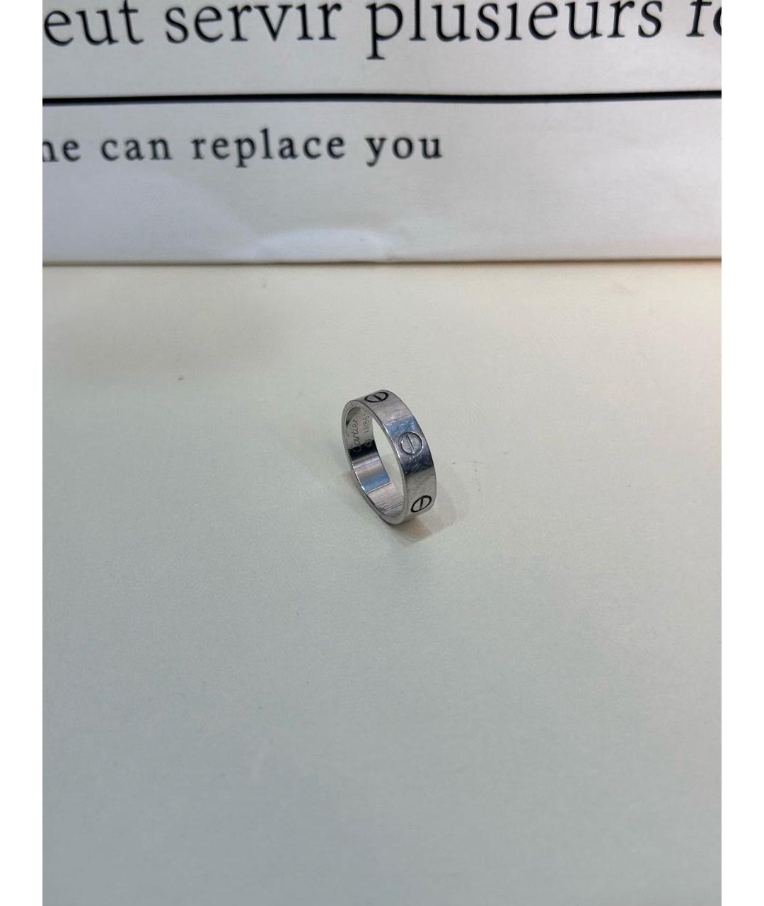 CARTIER Серебряное кольцо из белого золота, фото 2