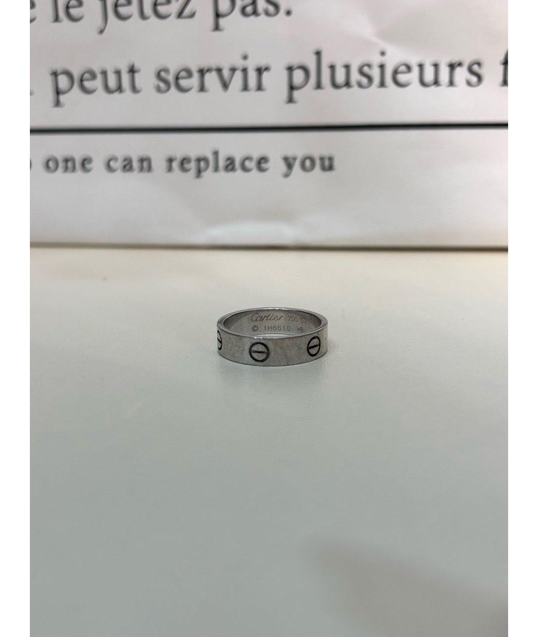 CARTIER Серебряное кольцо из белого золота, фото 4