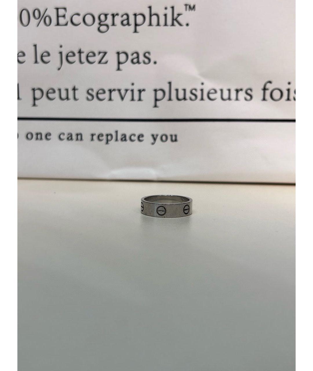 CARTIER Серебряное кольцо из белого золота, фото 3