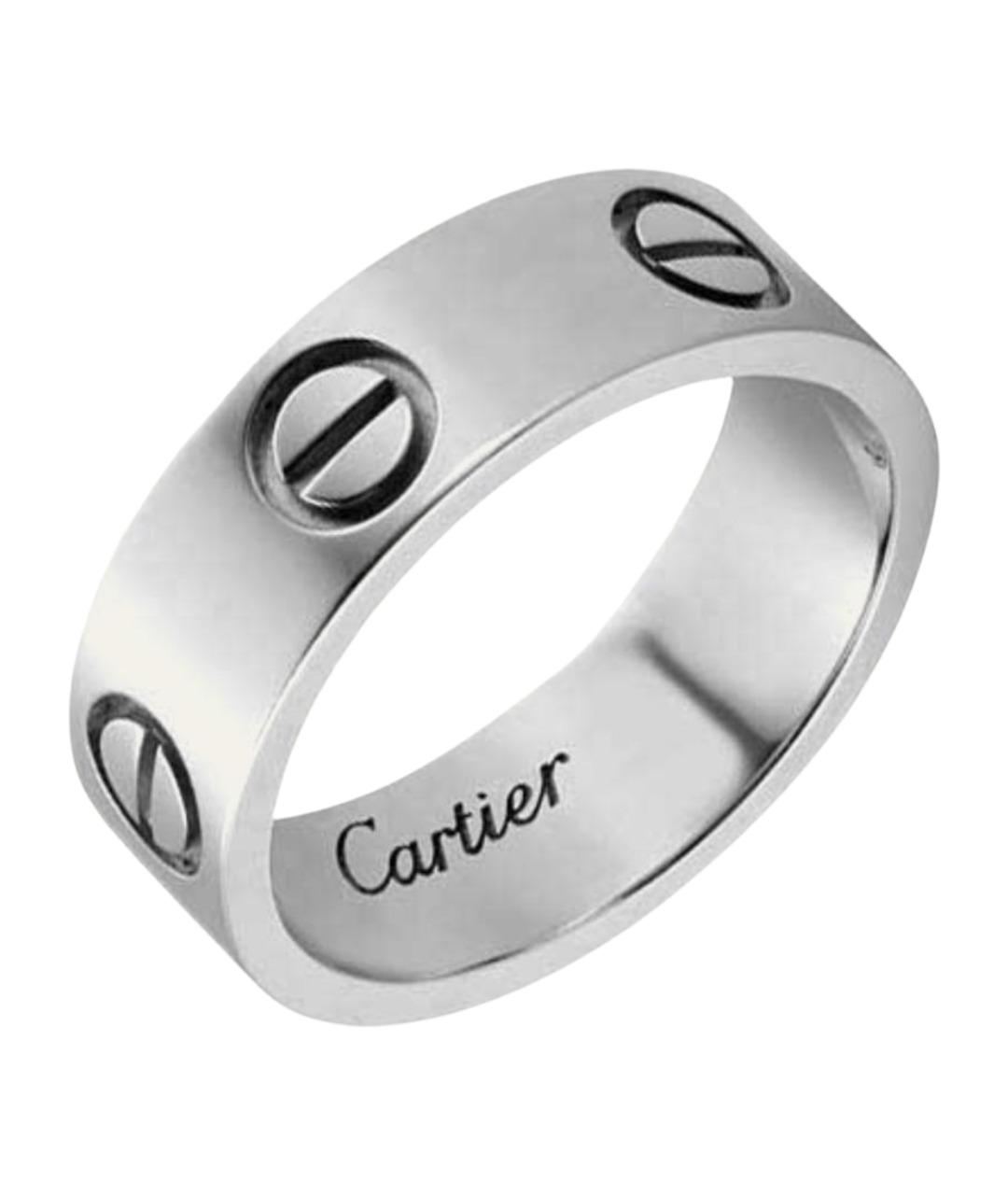 CARTIER Серебряное кольцо из белого золота, фото 1