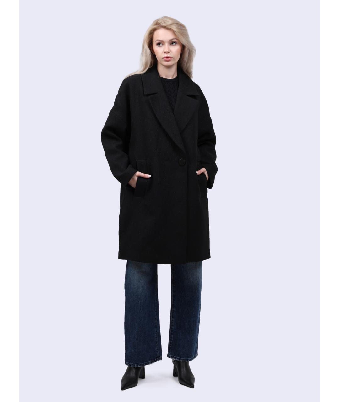 ARMANI EXCHANGE Черное пальто, фото 2