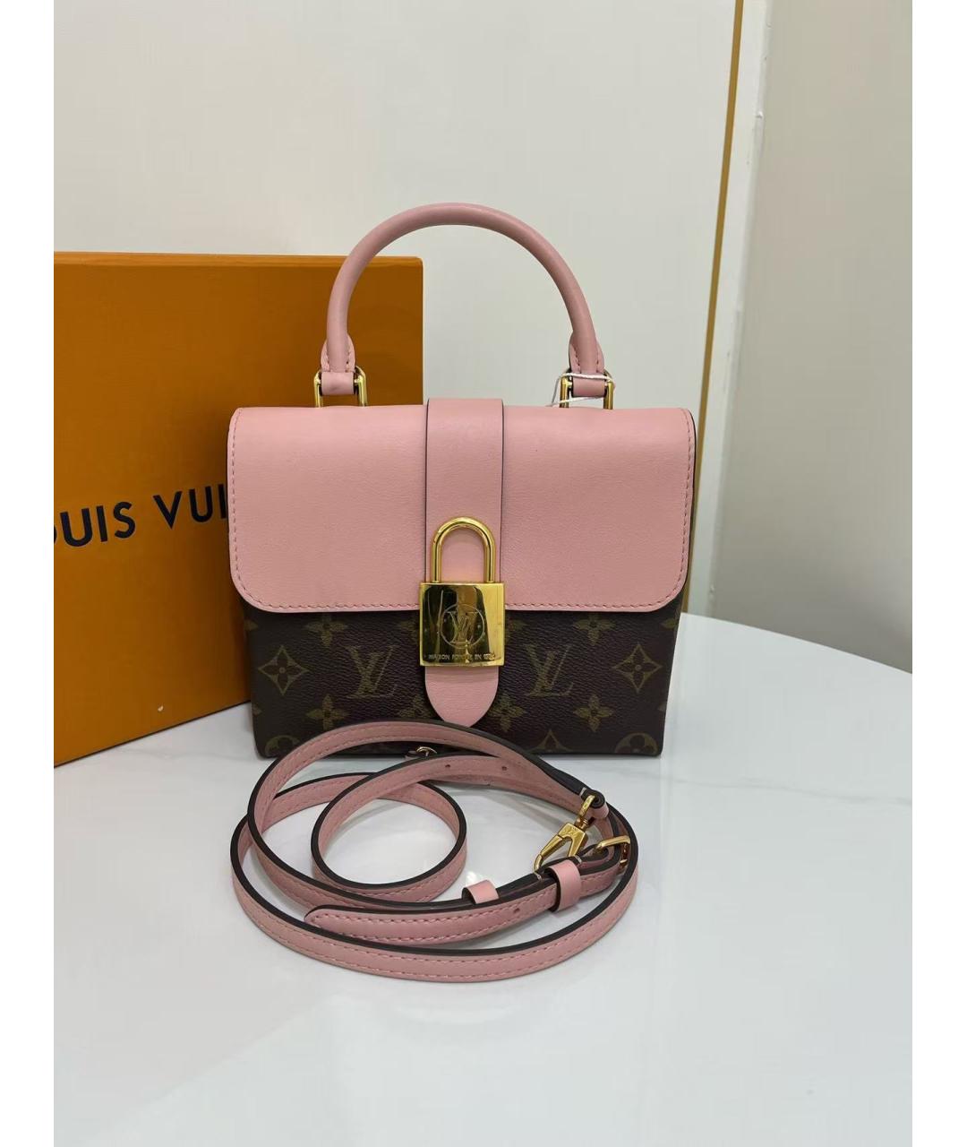 LOUIS VUITTON Коричневая сумка с короткими ручками, фото 6