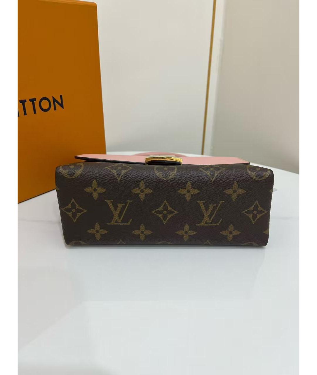 LOUIS VUITTON Коричневая сумка с короткими ручками, фото 4