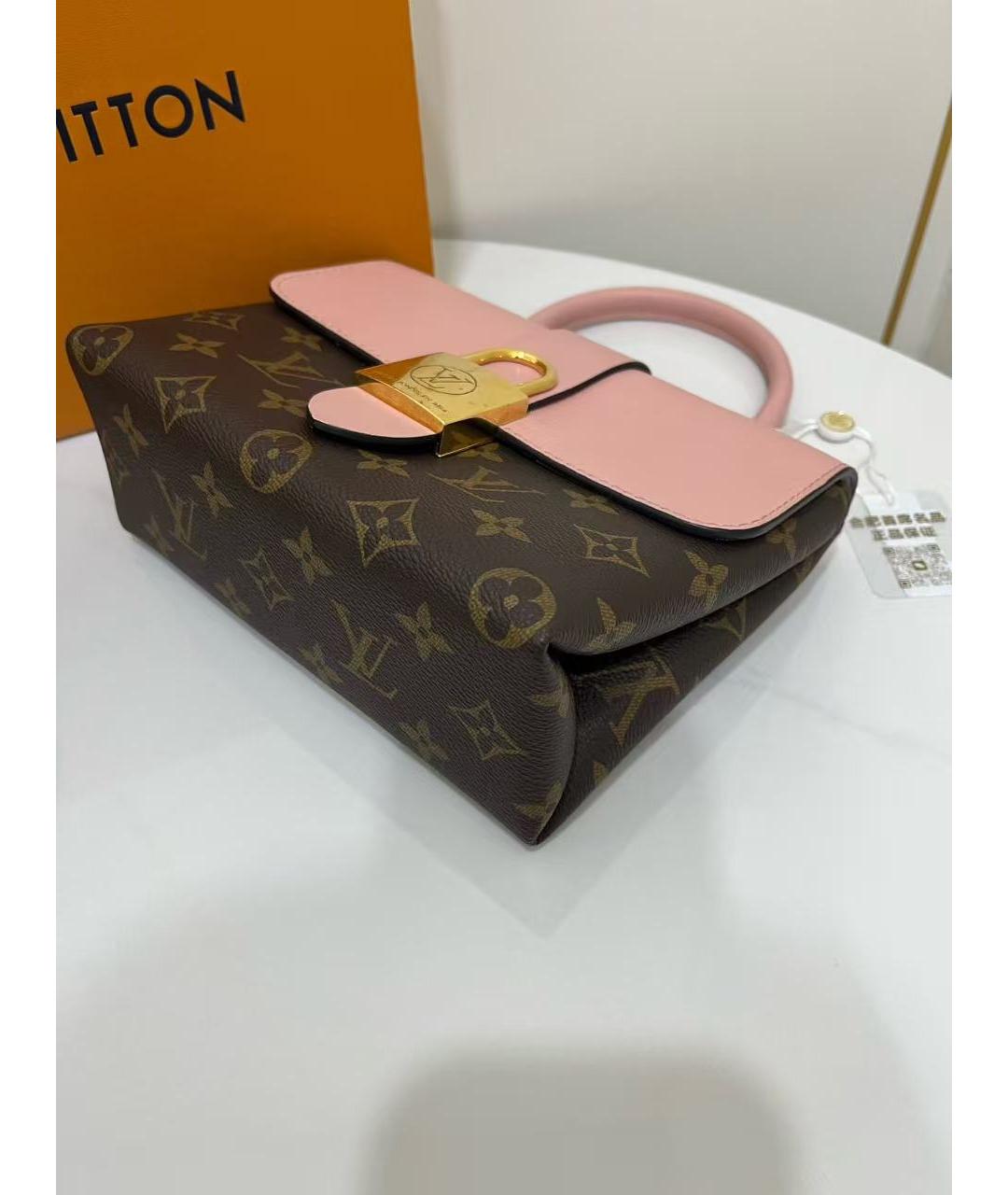 LOUIS VUITTON Коричневая сумка с короткими ручками, фото 3