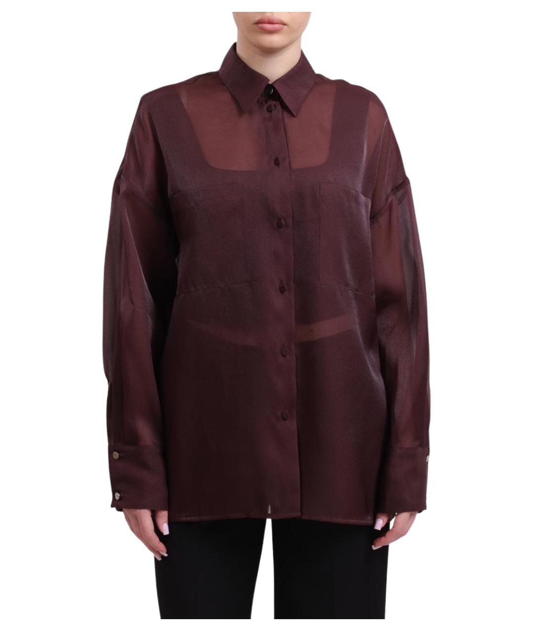 LIU JO Бордовая рубашка, фото 1