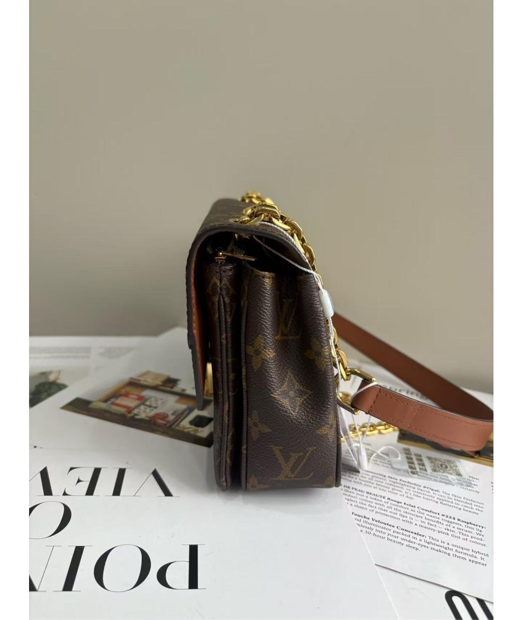 LOUIS VUITTON Коричневая сумка через плечо, фото 4