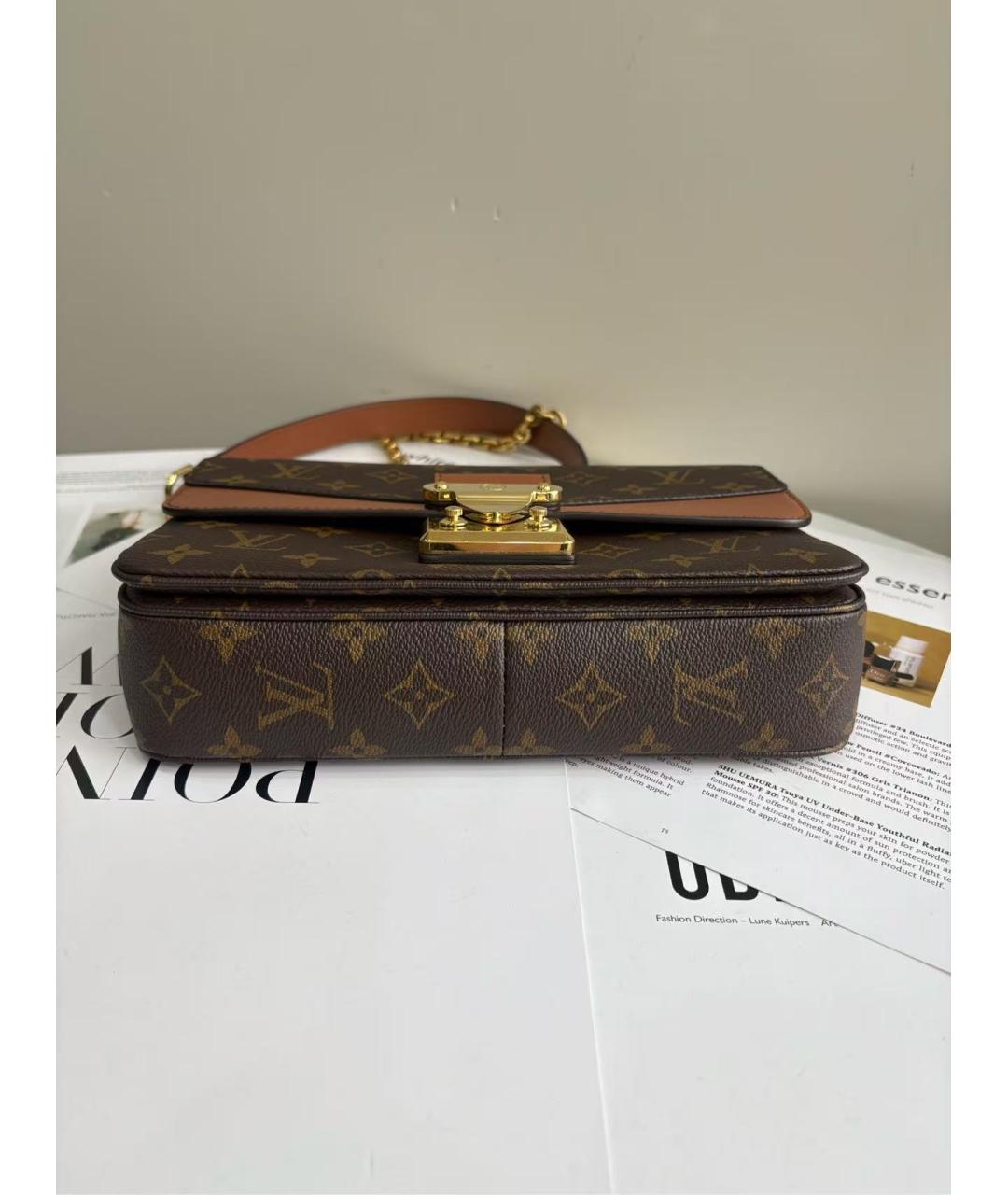 LOUIS VUITTON Коричневая сумка через плечо, фото 7