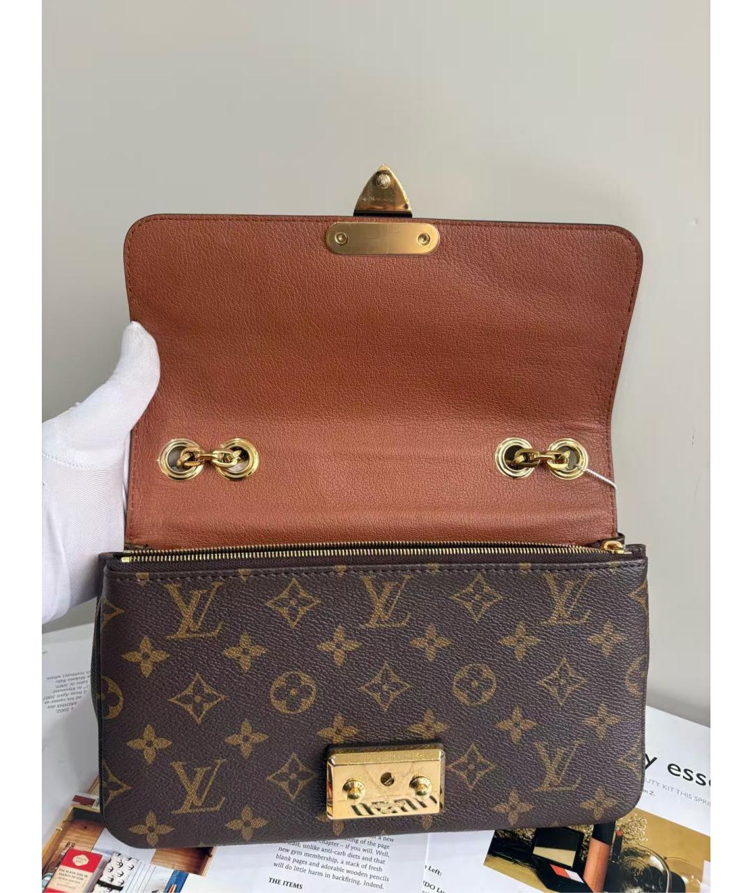 LOUIS VUITTON Коричневая сумка через плечо, фото 8