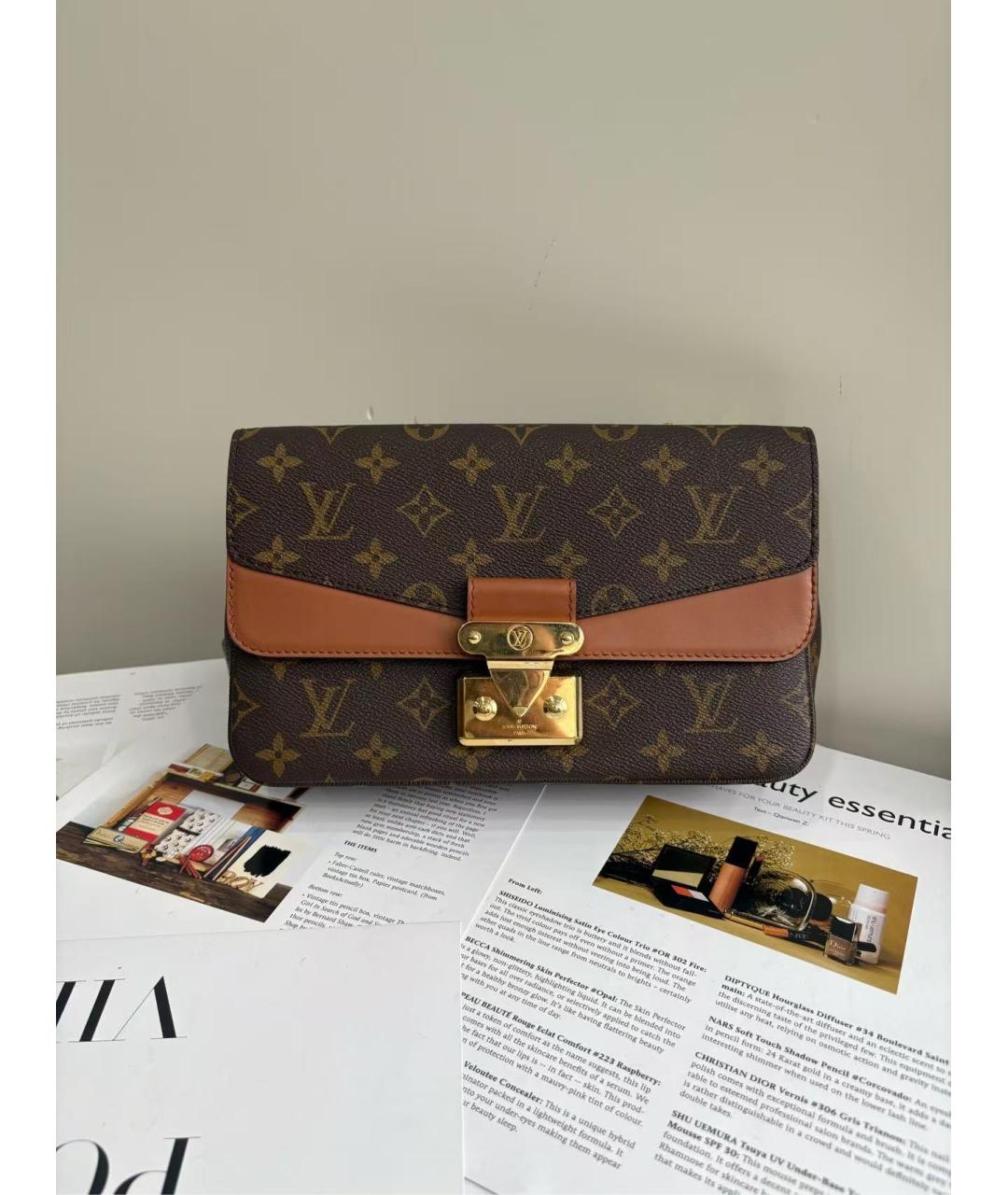 LOUIS VUITTON Коричневая сумка через плечо, фото 2