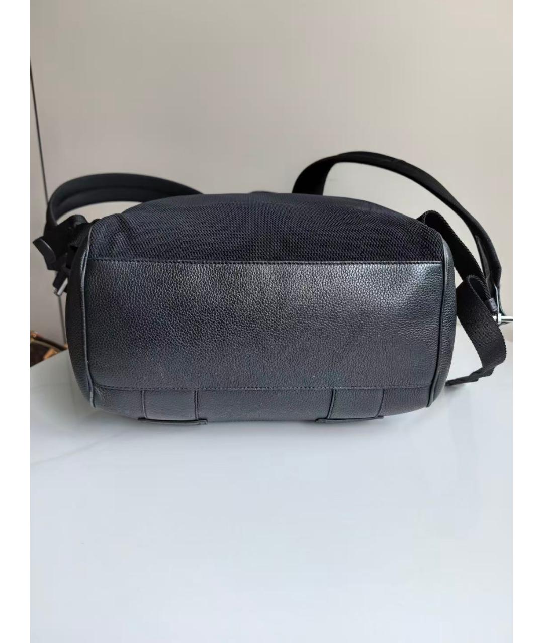 CHRISTIAN DIOR Черный кожаный рюкзак, фото 5