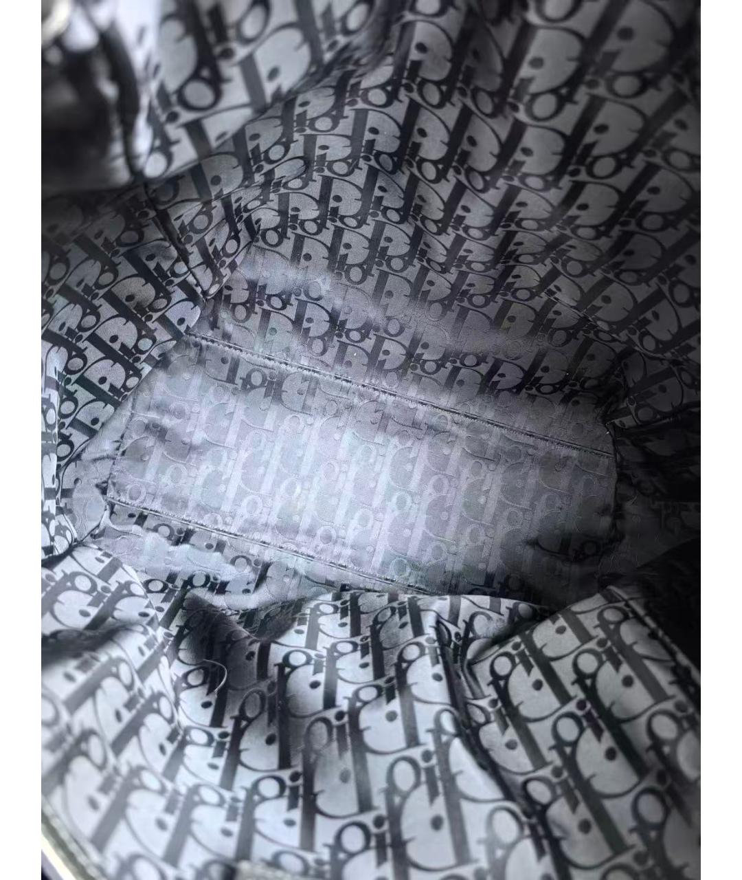 CHRISTIAN DIOR Черный кожаный рюкзак, фото 7