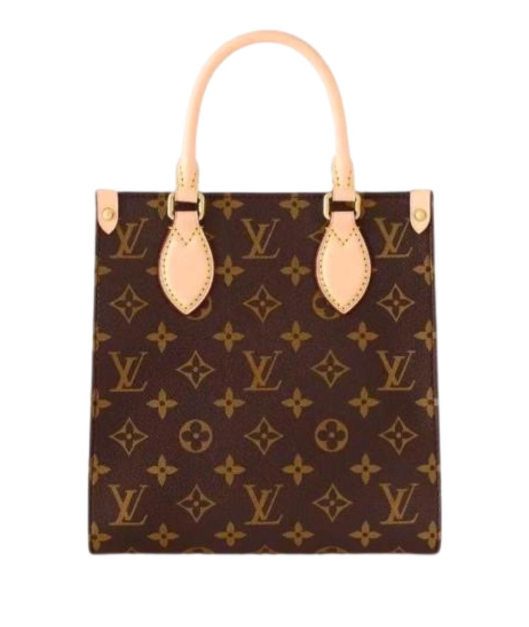 LOUIS VUITTON Коричневая сумка с короткими ручками, фото 1